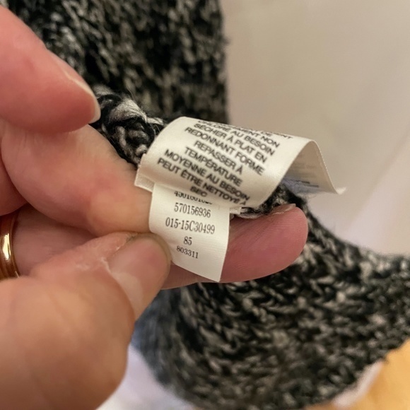 Chico's Sleeveless Knit Cardigan Duster Length Shawl Neck Coastal Womens Size 3 - Picture 4 of 11